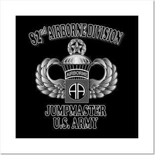 82nd Airborne Jumpmaster- Master Jump Wings Posters and Art